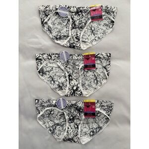 NEW Maidenform Bikini Barely There Invisible Look Panties 3 Pair DMBTBK Medium 6